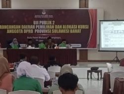 KPU Sulbar Uji Pablik Penetapan Daerah Pemilihan Serta Alokasi Kursi DPRD Pasangkayu