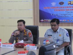 Upaya Pengendalian dan pencegahan Lakalantas dibahas dalam Rapat Forum LLAJ Sulteng