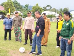 Turnamen Sepak Bola Kades Cup Ke 5 Di Desa Pangkung Resmi Dibuka Bupati Tolitoli