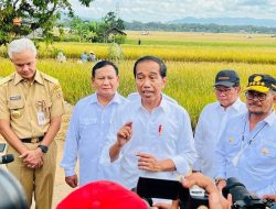 Presiden RI Joko Widodo Lakukan Panen Simak Pesannya